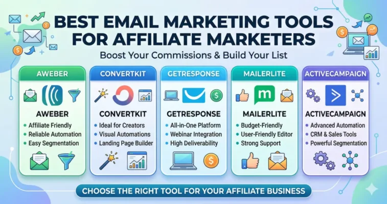 best email marketing tools for affiliate marketers 2026 comparison