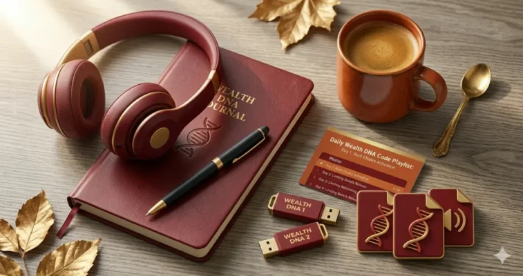 Daily Wealth DNA Code listening routine - morning mindset practice