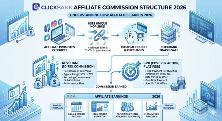 11 Best ClickBank Products to Promote in 2026 (Updated Monthly) 4 ClickBank affiliate commission structure 2026 how it works