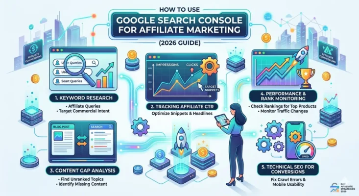 How to Use Google Search Console for Affiliate Marketing (2026 Guide) 2 Google Search Console for Affiliate Marketing
